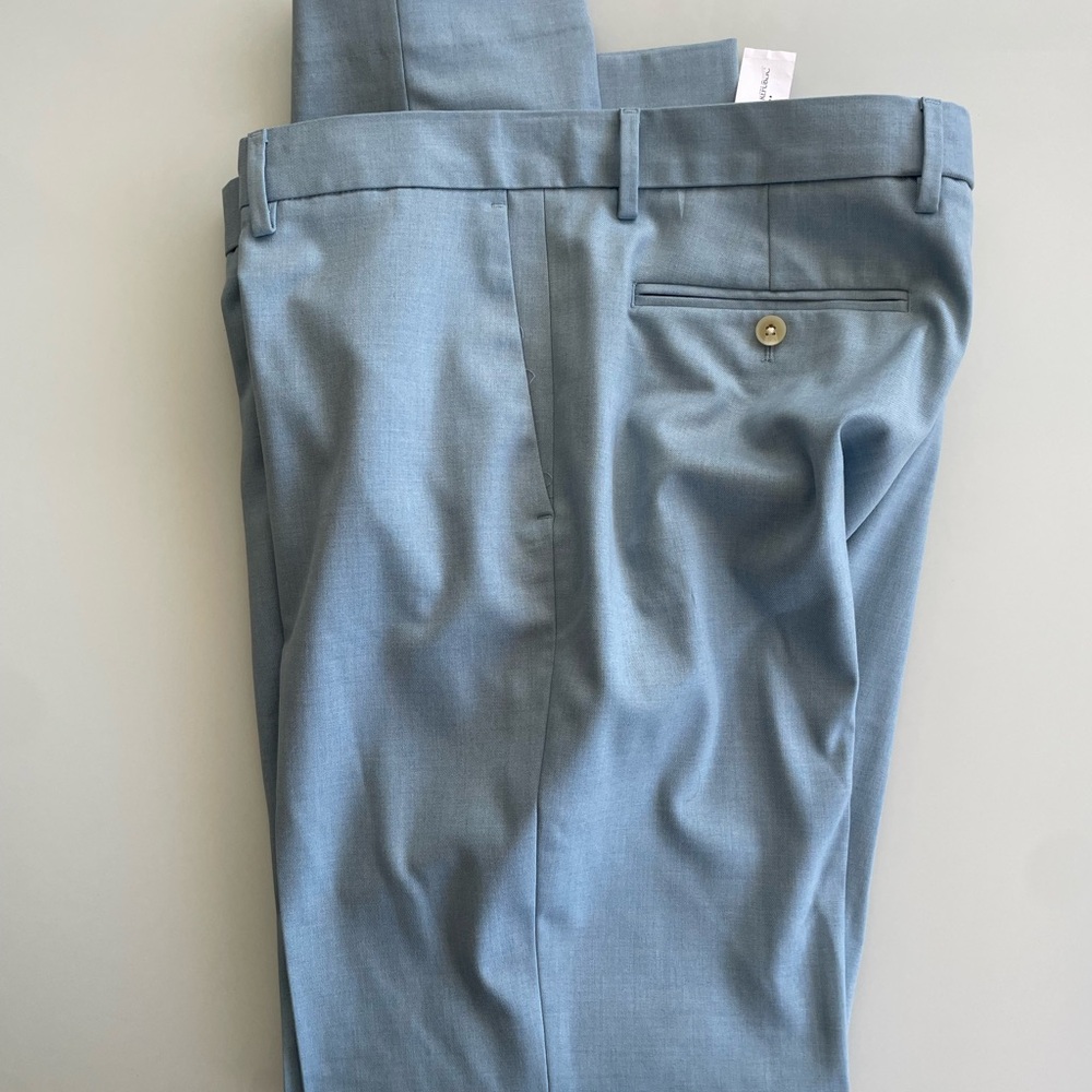 Banana Republic Sky Blue Tailored Fit Pants